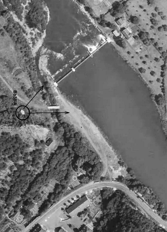 Ligne Maginot - BB38-A - LES ECUMONTS - (Blockhaus pour arme infanterie) -  - IGN - Géoportail 1959