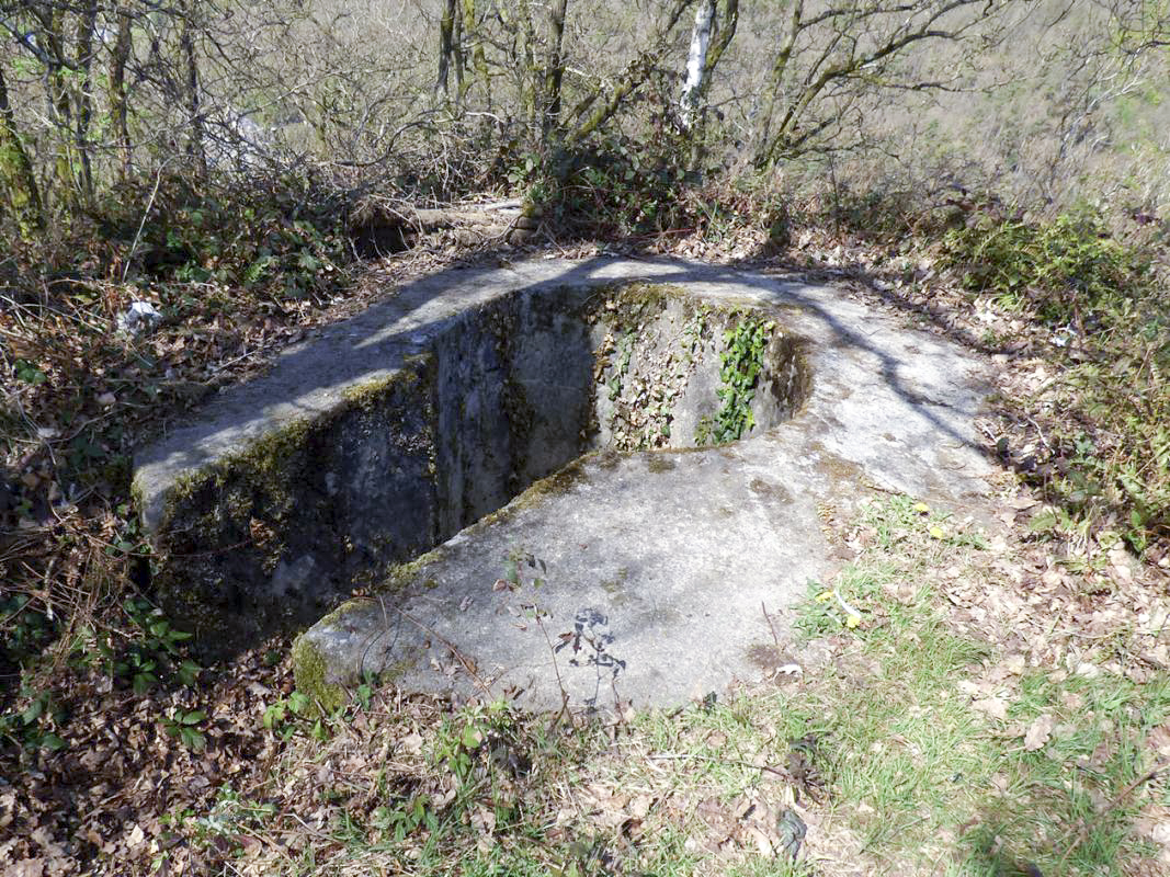 Ligne Maginot - ROCHE à FAUX - (Cuve pour arme d'infanterie) -  - BRAMS Jean-Marie