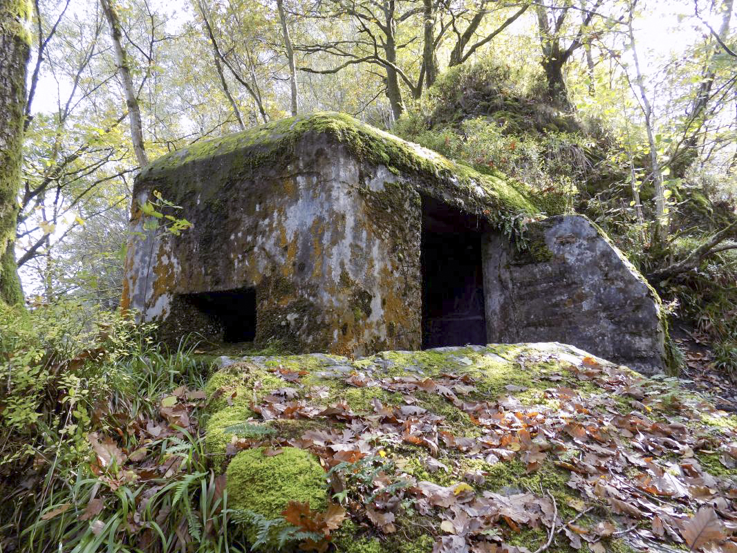 Ligne Maginot - Blockhaus Bb39-C - La PILLE - Faces frontale et gauche - R Tucker
