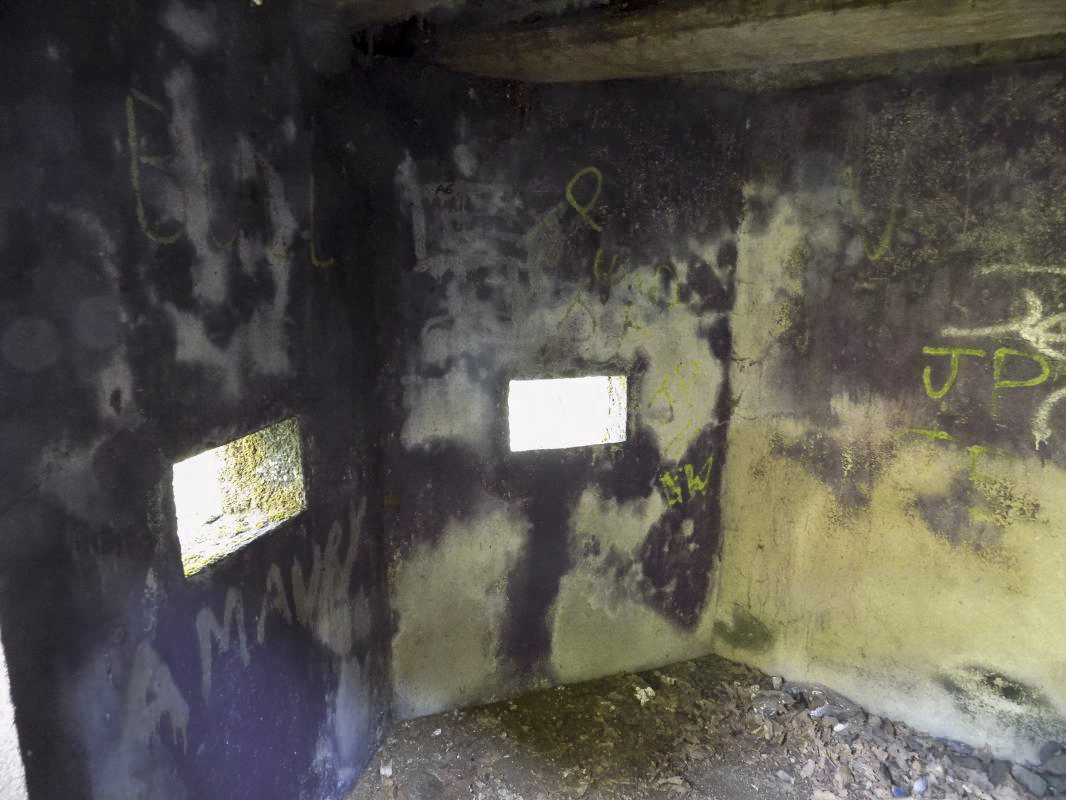 Ligne Maginot - Blockhaus Bb39-C - La PILLE - Les deux créneaux Obs/FM - R Tucker