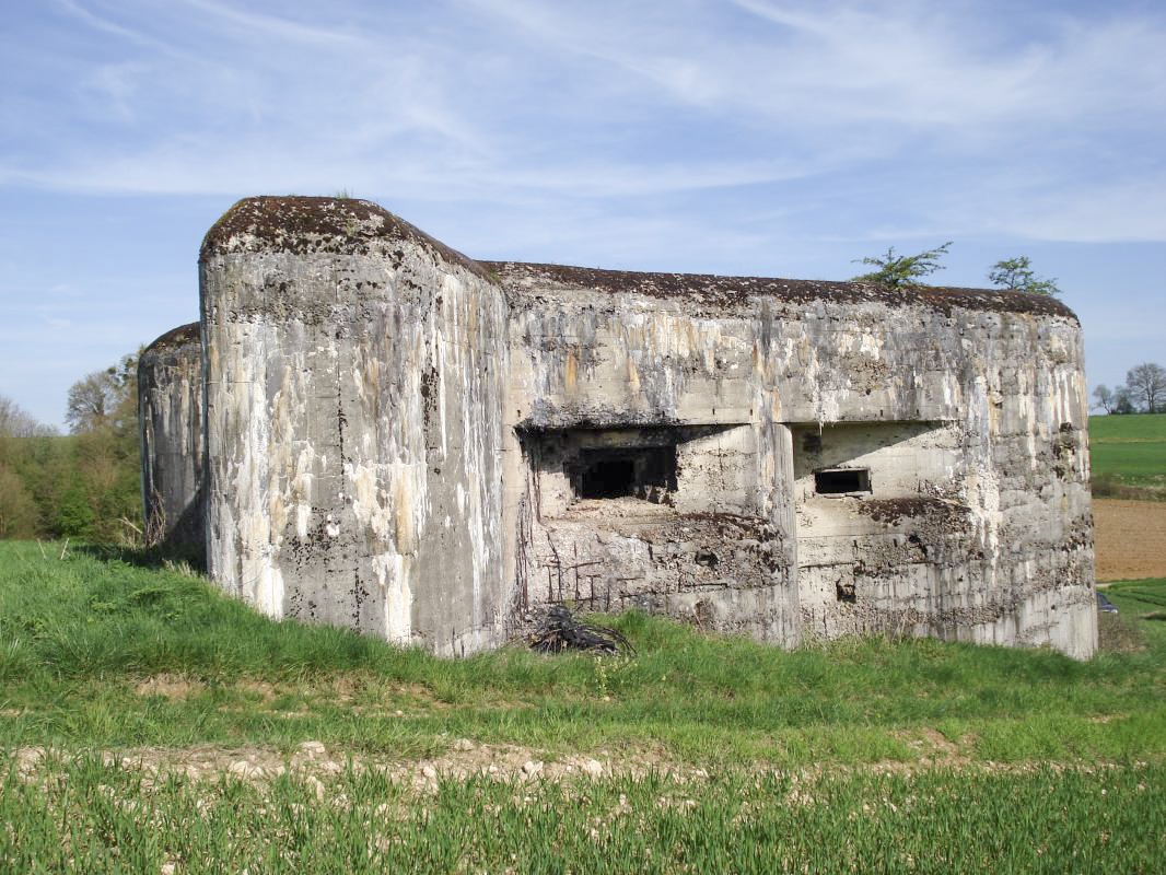 Ligne Maginot - CEZF-14 - POIX-TERRON OUEST - (Casemate d'infanterie - Double) - Face ouest - R Tucker