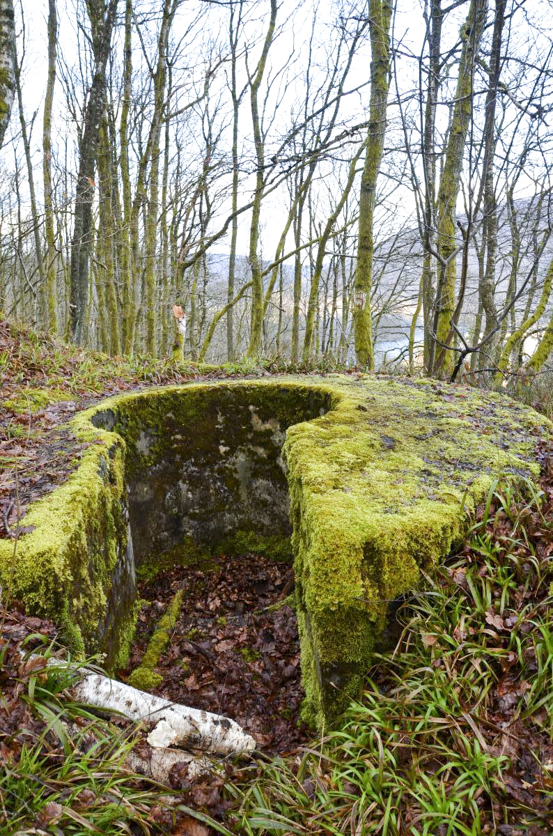 Ligne Maginot - TD16 BIS - ROUTE DE LES MAZURES - (Cuve pour arme d'infanterie) - Cuve en béton encore en bon état général - guy Meunier