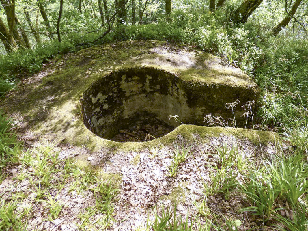 Ligne Maginot - TD16 BIS - ROUTE DE LES MAZURES - (Cuve pour arme d'infanterie) -  - JMBrams