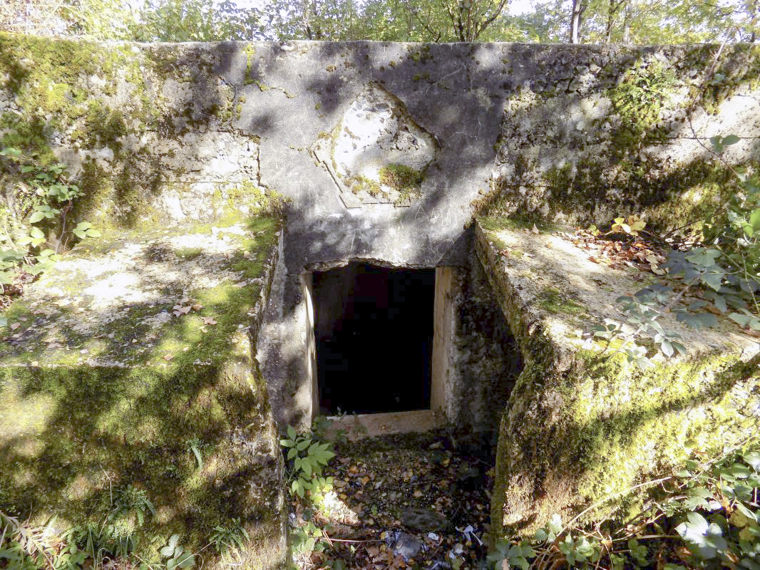 Ligne Maginot - BB59-C - BOIS DE L'HERMITAGE SUD - (Blockhaus pour arme infanterie) - L'arrière, l'entrée hommes - R Tucker