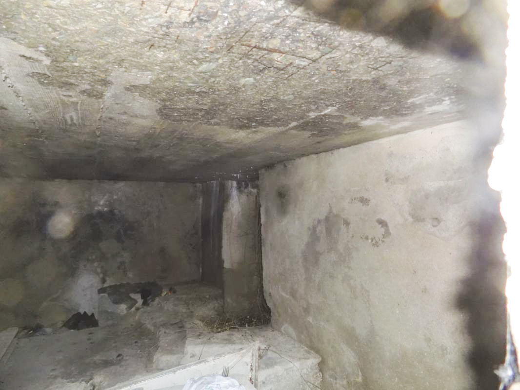 Ligne Maginot - BB59 - LES VANNELLES - (Blockhaus pour canon) - Vers face droite et l'arrière - R Tucker