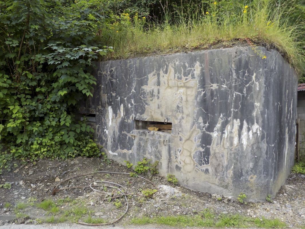 Ligne Maginot - BB60-C - ECLUSE DE BOGNY - (Blockhaus pour arme infanterie) - Face frontale - R Tucker