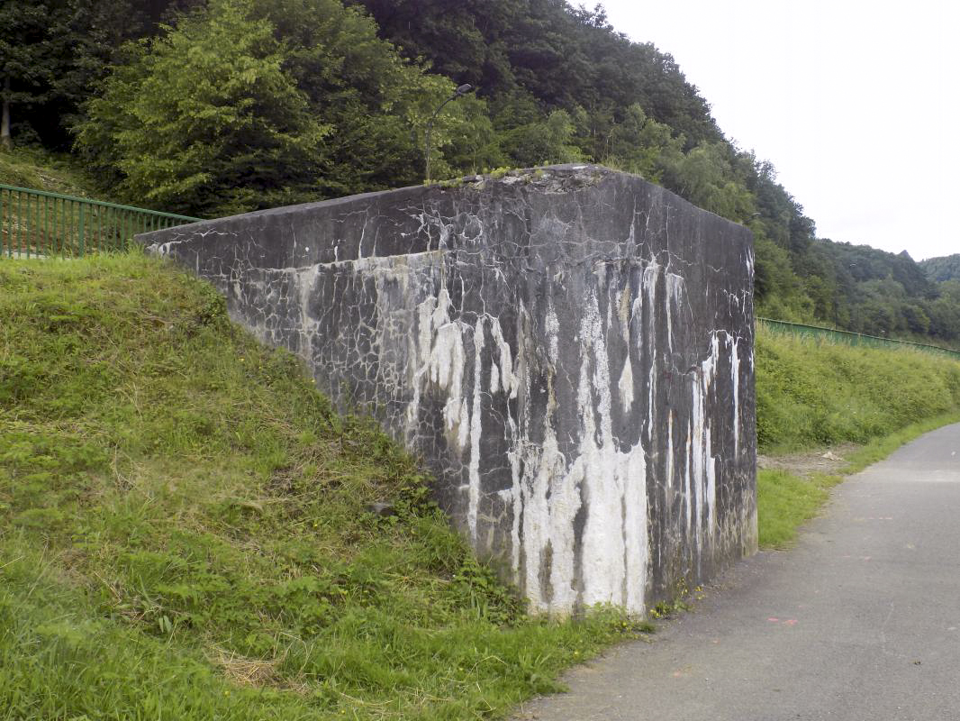 Ligne Maginot - BB61 - BARRAGE DE BOGNY - (Blockhaus pour arme infanterie) - L’arrière  - R Tucker