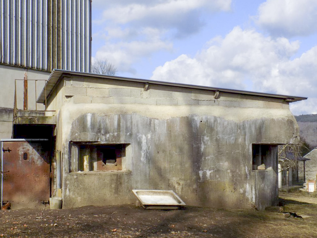 Ligne Maginot - MF3 - C - SORENDAL - (Poste GRM - Maison Forte) - Face droite, vers le sud-est - R Tucker