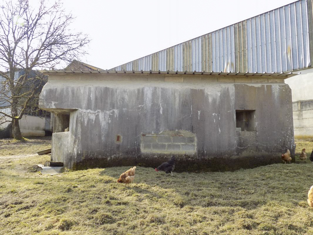 Ligne Maginot - MF3 - C - SORENDAL - (Poste GRM - Maison Forte) - Face droite, vers le nord-est - R Tucker