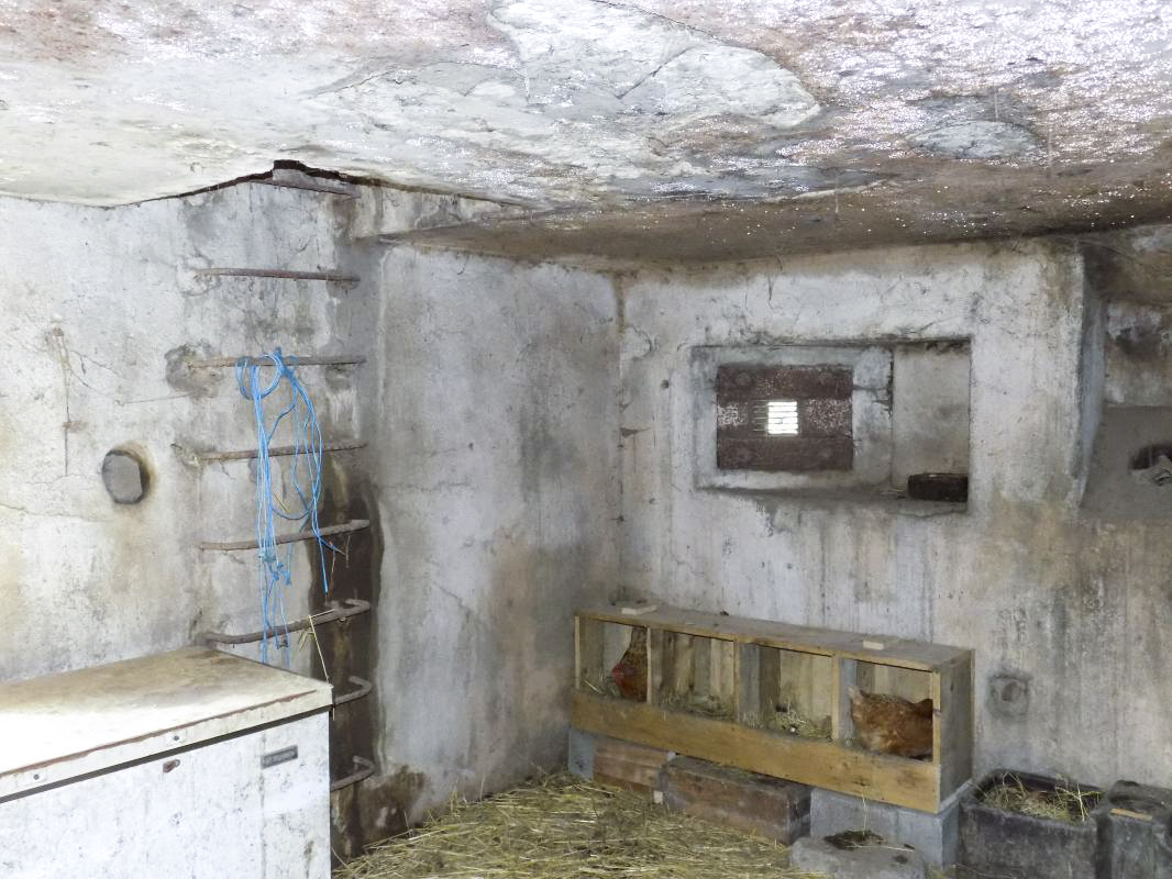 Ligne Maginot - MF3 - C - SORENDAL - (Poste GRM - Maison Forte) - L'angle l'arrière/face gauche - R Tucker