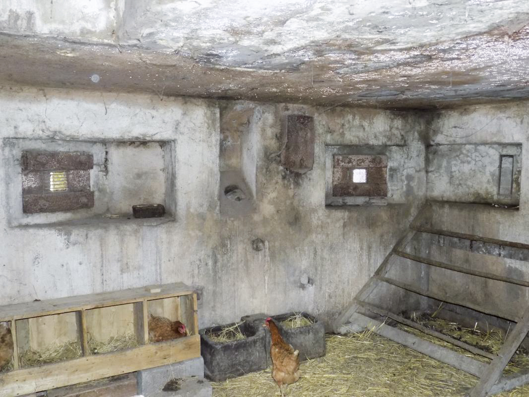 Ligne Maginot - MF3 - C - SORENDAL - (Poste GRM - Maison Forte) - L'angle face nord-ouest/frontale - R Tucker