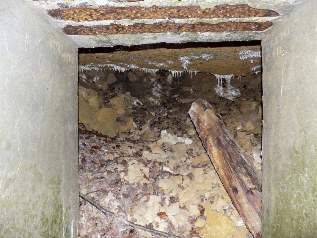 Ligne Maginot - CHARLEMAGNE (QUARTIER DU III / 148° RIF) - (PC de Quartier) - Entrée gauche l’intérieur - R Tucker