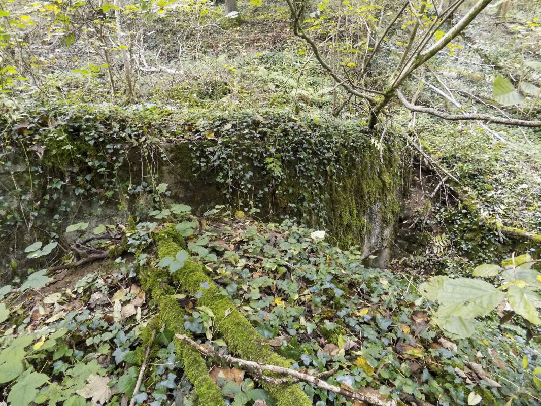 Ligne Maginot - BB82-C - LE HETRE - (Blockhaus pour canon) - Faces frontale et gauche - R Tucker