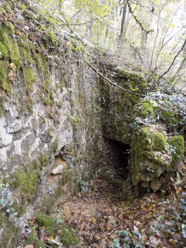 Ligne Maginot - BB82-C - LE HETRE - (Blockhaus pour canon) - L'entrée - R Tucker