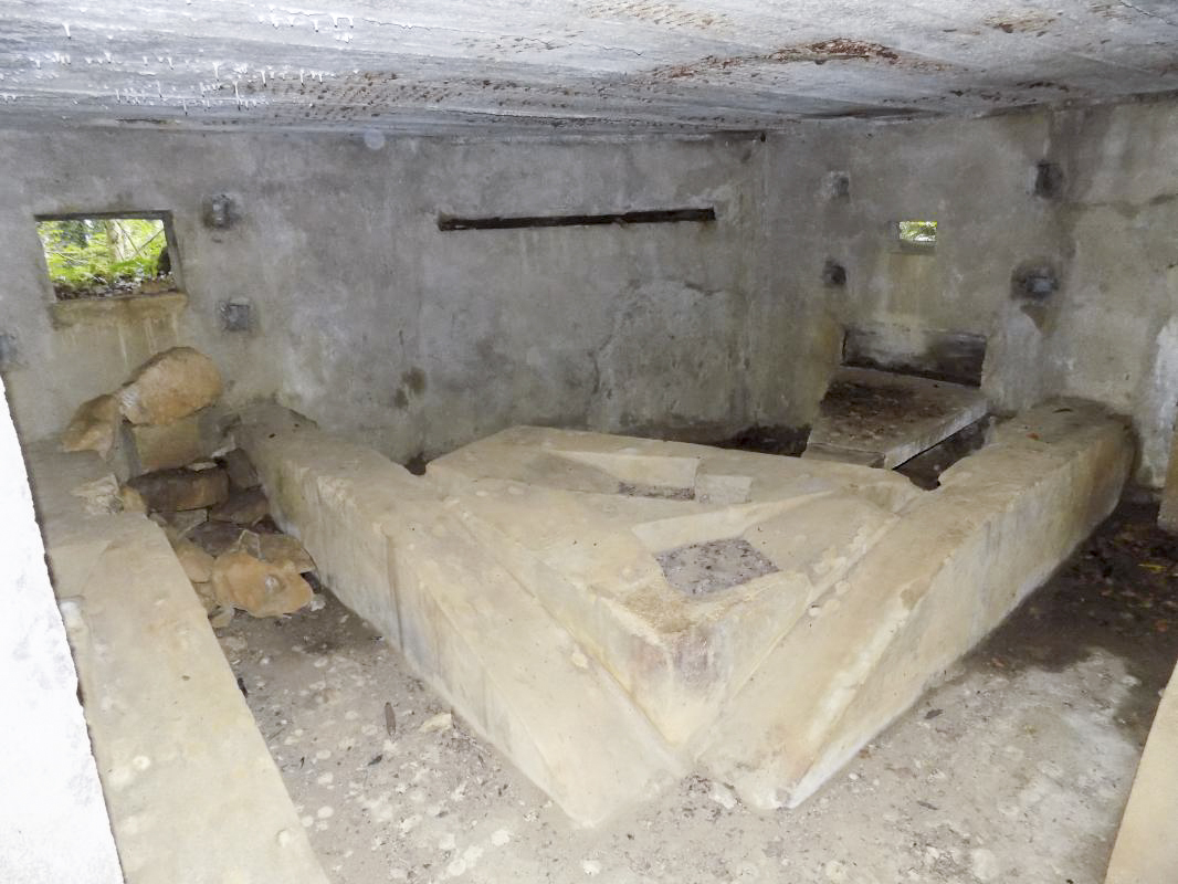Ligne Maginot - BB82-C - LE HETRE - (Blockhaus pour canon) - Vue de l'entrée - R Tucker