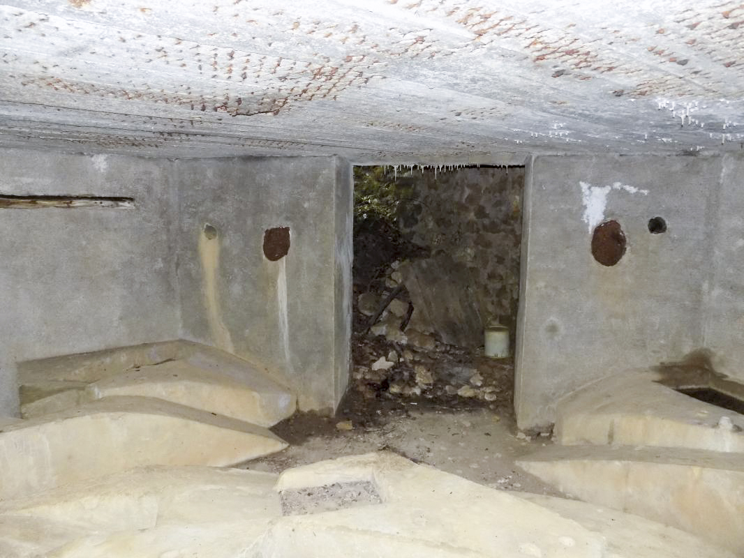 Ligne Maginot - BB82-C - LE HETRE - (Blockhaus pour canon) - Vue vers l'entrée - R Tucker