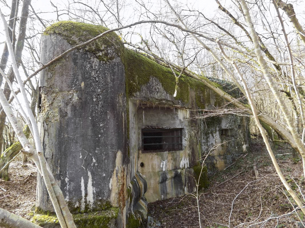 Ligne Maginot - TROIS FONTAINES SUD - (Blockhaus lourd type STG / STG-FCR - Simple) - Face frontale - R Tucker