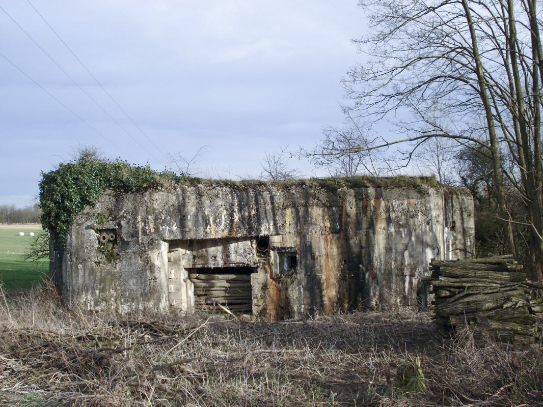 Ligne Maginot - BEYCORS - (Blockhaus lourd type STG / STG-FCR - Double) - Face l'ouest, l'arrière - R Tucker
