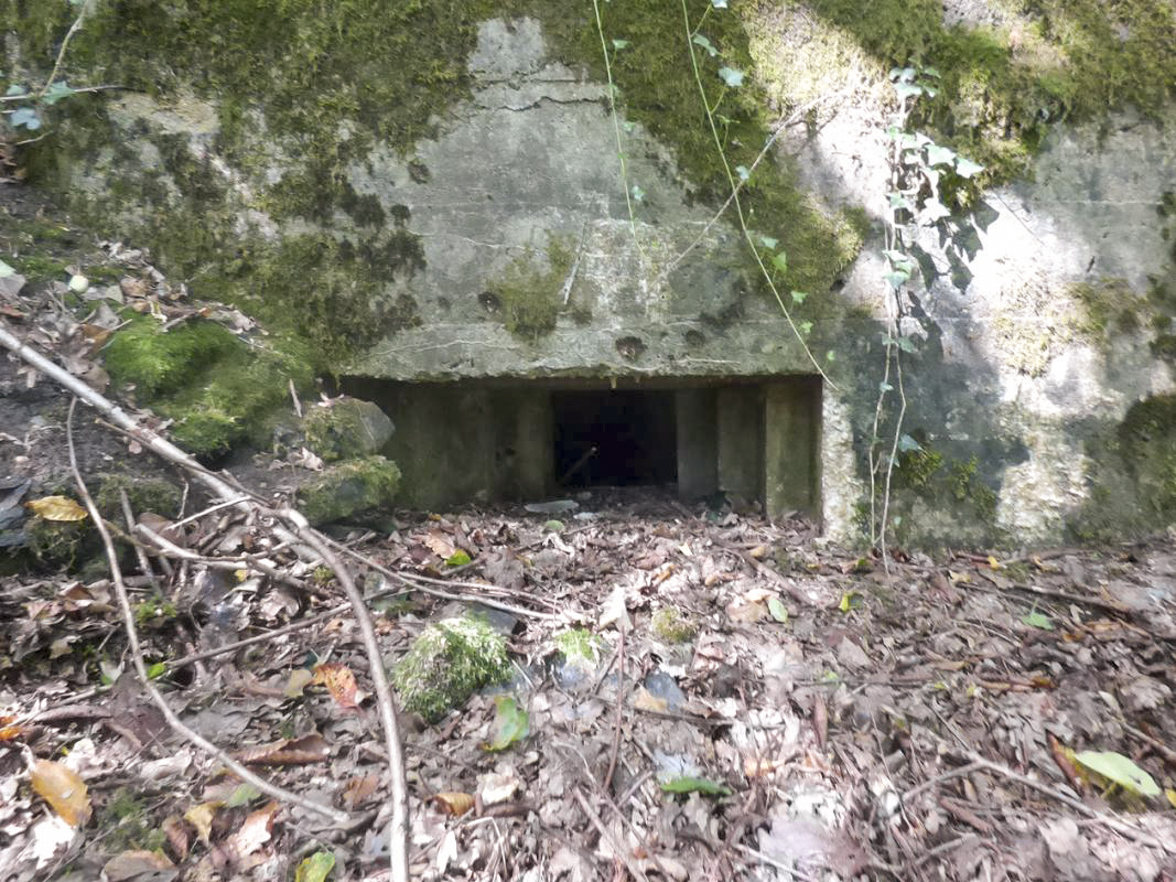 Ligne Maginot - BB64 - CROIX LA MOUCHE - (Blockhaus pour canon) - Créneau mit à droite du créneau AC - JMBrams