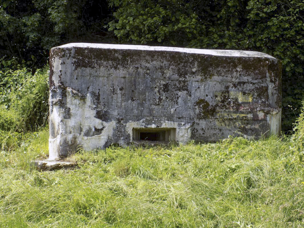 Ligne Maginot - BB72-C - LA COUPE DE LA PRE - (Blockhaus pour canon) - Face est, créneau FM/Obs - R Tucker