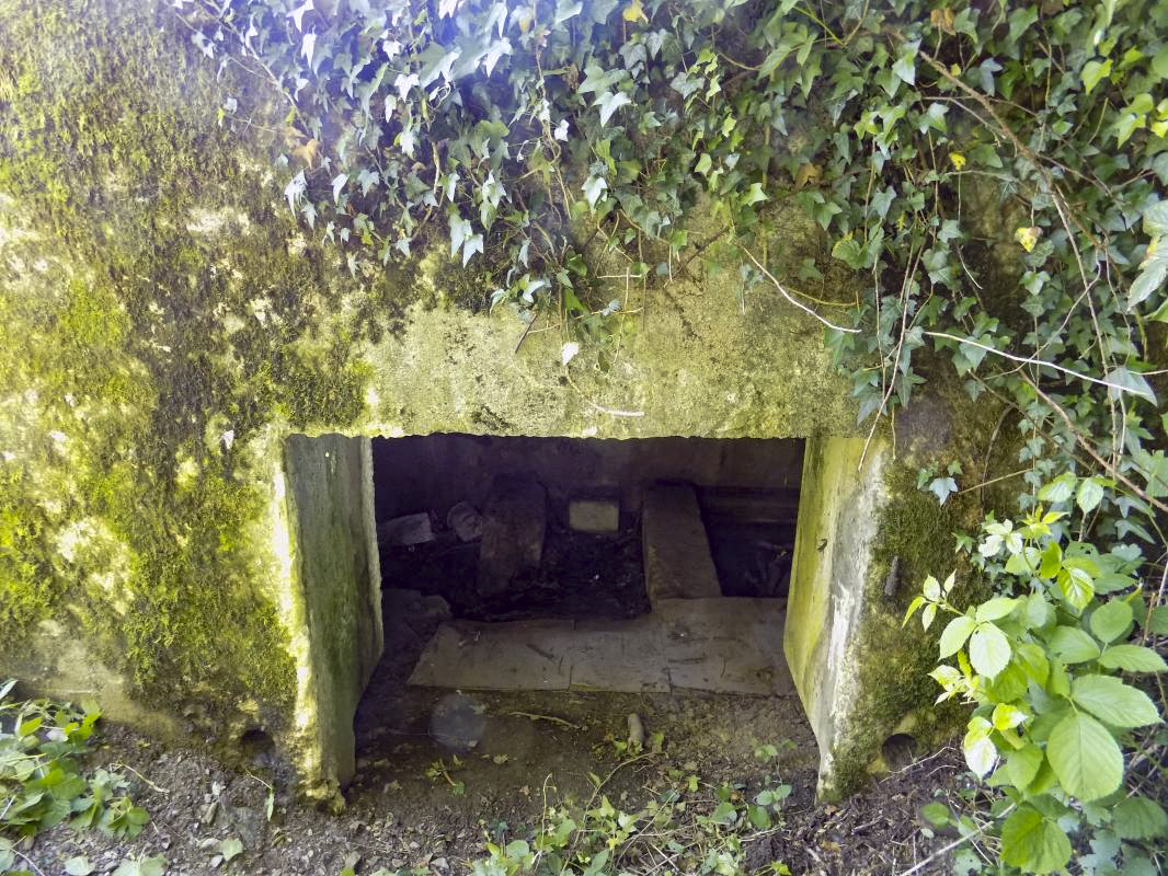 Ligne Maginot - BB72-C - LA COUPE DE LA PRE - (Blockhaus pour canon) - L'entrée AC - R Tucker