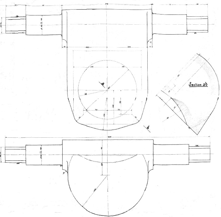 Ligne Maginot - Tampons et volets de protection des trémies pour arme d'infanterie - Volet de la trémie D8-06