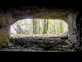 Ligne Maginot - 23A - ELAIRE SUD - (Blockhaus pour canon) - Créneau AC.
La partie supérieure est arrondie.