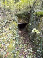Ligne Maginot - 28A - RIMONNEAU - (Blockhaus pour canon) - L'accès vers l'entrée AC