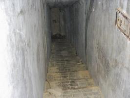 Ligne Maginot - LE PRA (LP)  - (AVANT POSTE) - (Ouvrage d'infanterie) - Bloc 1
L’escalier d’accès au casernement et au reste de l'ouvrage