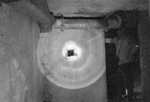 Ligne Maginot - LE PRA (LP)  - (AVANT POSTE) - (Ouvrage d'infanterie) - Casernement
Créneau de défense intérieure