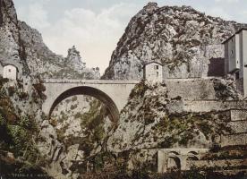 Ligne Maginot - PONT SAINT LOUIS (BARRAGE RAPIDE) - (Blockhaus pour canon) - Carte postale de la frontière
Le pont saint Louis et la frontière  vue du d’en bas (pont saint Ludovic)