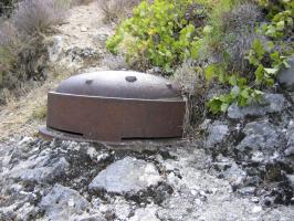 Ligne Maginot - CASTES RUINES (CR) - (Ouvrage d'infanterie) - Bloc 5
Cloche observatoire par élements