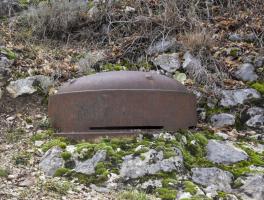 Ligne Maginot - CASTES RUINES (CR) - (Ouvrage d'infanterie) - Bloc 5
Cloche observatoire par éléments