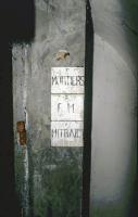 Ligne Maginot - CASTES RUINES (CR) - (Ouvrage d'infanterie) - Bloc 3
Indications à côté de la porte