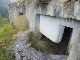 Ligne Maginot - SAINT DALMAS LE SELVAGE (SD) - (Ouvrage d'infanterie) - Bloc 1
Le bloc mitrailleuse et la cuve pour mortier