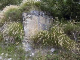 Ligne Maginot - SAINT DALMAS LE SELVAGE (SD) - (Ouvrage d'infanterie) - Bloc 1
L'entrée comblée
