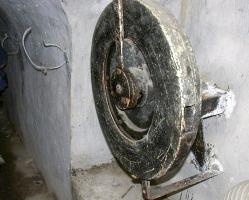 Ligne Maginot - SAINT DALMAS LE SELVAGE (SD) - (Ouvrage d'infanterie) - Les dessous de l'ouvrage
Ventilation manuelle
