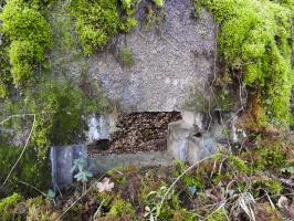 Ligne Maginot - BBO8 - (Blockhaus pour canon) - Le créneau.