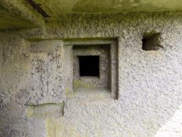 Ligne Maginot - A105 - SAILLY - (Blockhaus lourd type STG / STG-FCR - Simple) - Créneau FM par l'entrée hommes