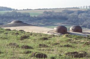Ligne Maginot - EINSELING - A36 - (Ouvrage d'infanterie) - La tourelle et deux cloches