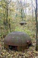 Ligne Maginot - KERFENT - A34 - (Ouvrage d'infanterie) - Bloc 1
Cloche GFM et tourelle de mitrailleuses transformée en AM