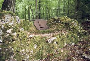 Ligne Maginot - UBERNIED 4 - (Cuve pour arme d'infanterie) - Bouclier d'infanterie.
