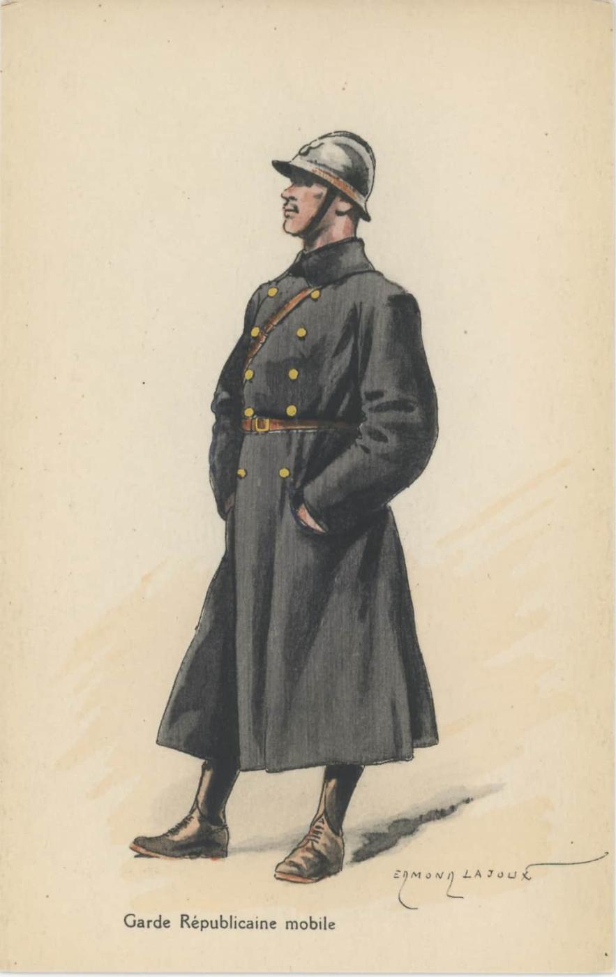Ligne Maginot - Garde Républicaine Mobile (GRM) - Garde républicain mobile
Carte postale