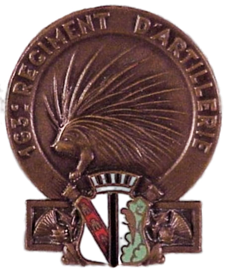 Ligne Maginot - 163° Régiment d'Artillerie de Position (163° RAP) - Second insigne du 163° RAP