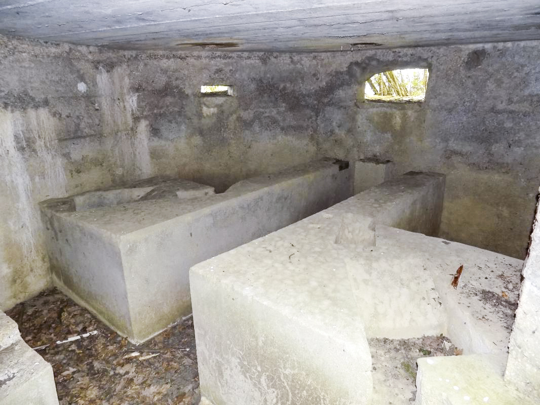 Ligne Maginot - 23A - ELAIRE SUD - (Blockhaus pour canon) - Créneaux FM et AC - R Tucker
