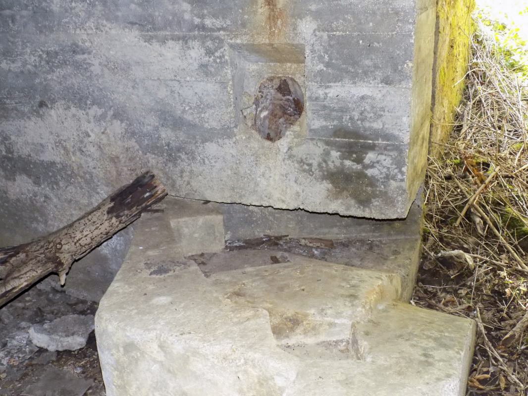 Ligne Maginot - 24A - BOIS DE FLIZE EST - (Blockhaus pour canon) - Facilité pour les deux types canon AC - R Tucker