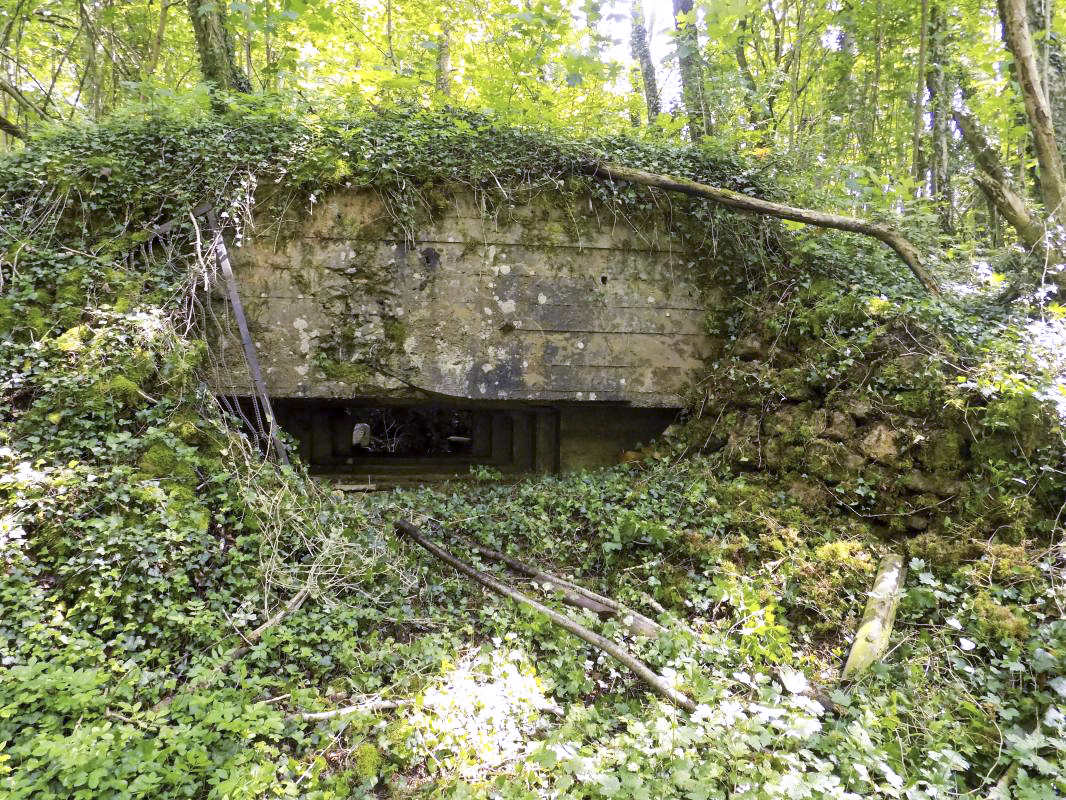 Ligne Maginot - 26A - RIMONNEAU OUEST - (Blockhaus pour canon) - Face frontale gauche, créneau AC - R Tucker