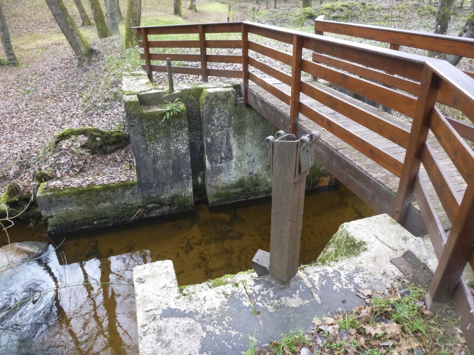 Ligne Maginot - DAMBACH SUD (BARRAGE 10) - (Inondation défensive) - Détail du pertuis - J.luc