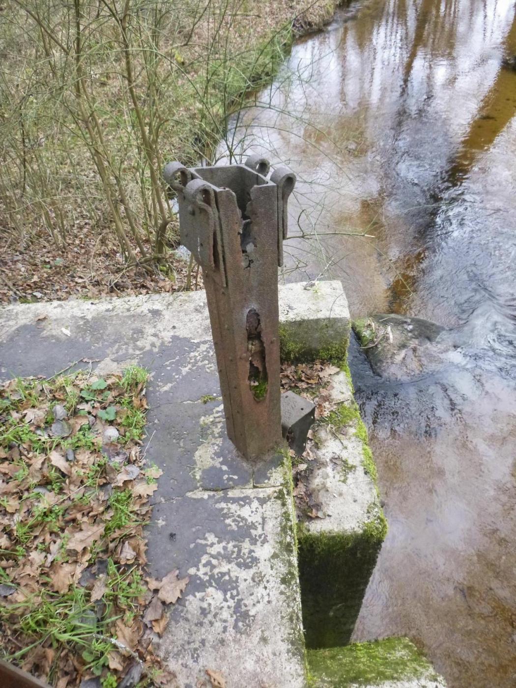 Ligne Maginot - DAMBACH SUD (BARRAGE 10) - (Inondation défensive) - Détail du pertuis - J.luc