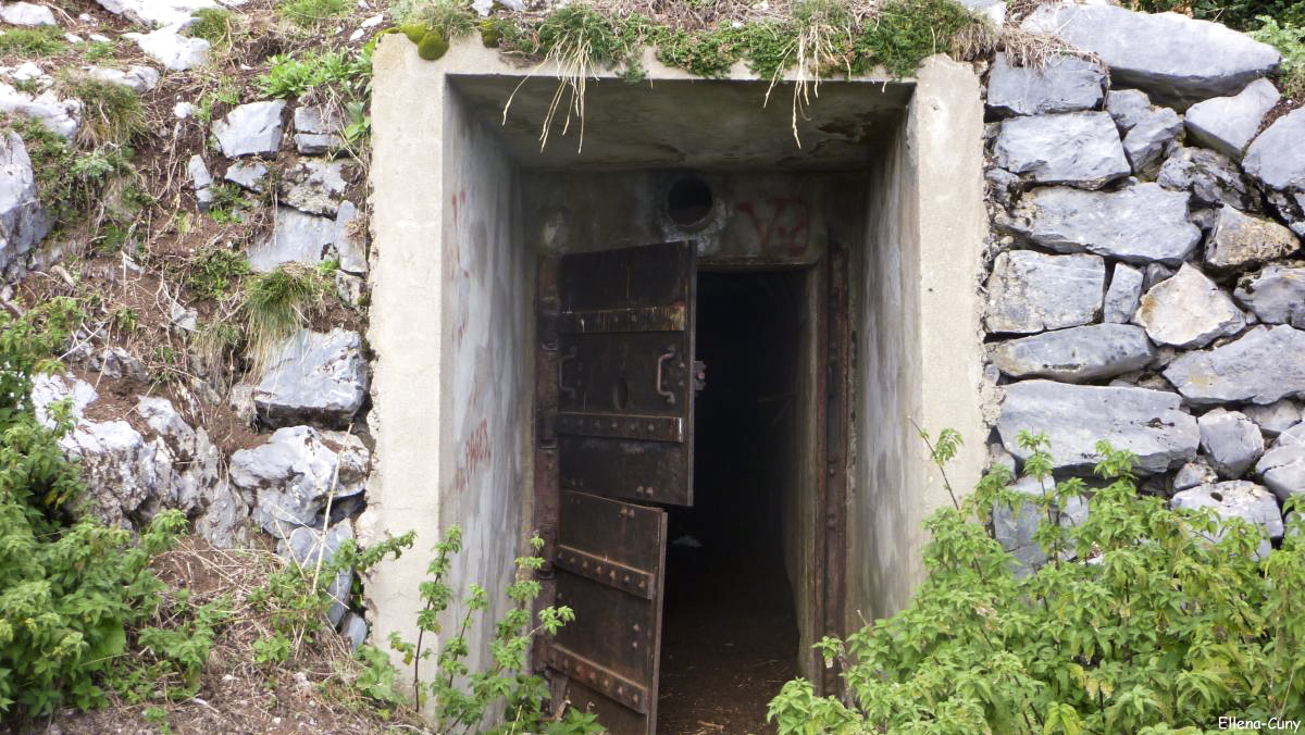 Ligne Maginot - CONCHETAS - CONQUET (OC) - (Ouvrage d'infanterie) - Bloc 1
Entrée Ouest - Ellena-Cuny